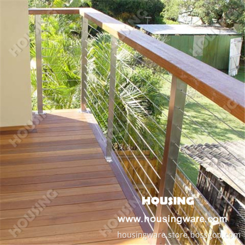 Residential House Cable Fence